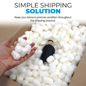 0.25 (quarter) cubic foot biodegradable packing peanuts